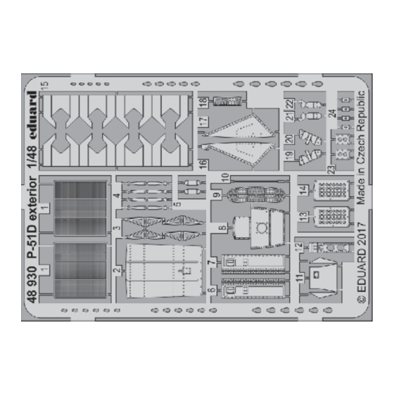 Eduard P-51D exterior Assembly Instructions