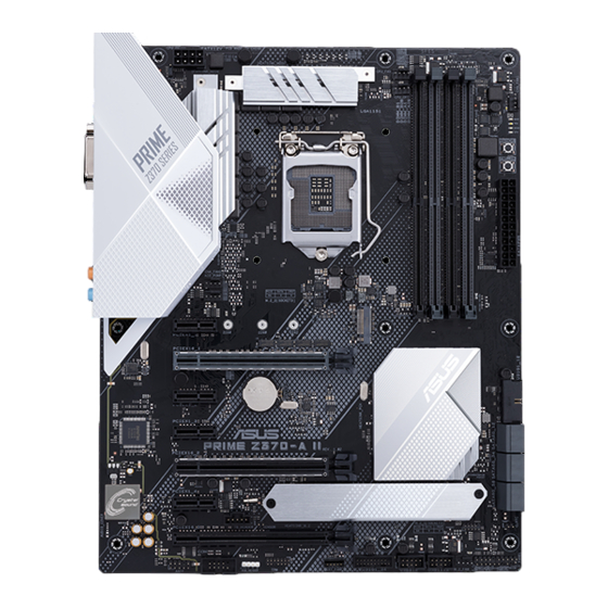 Asus PRIME Z370-A Series Manual