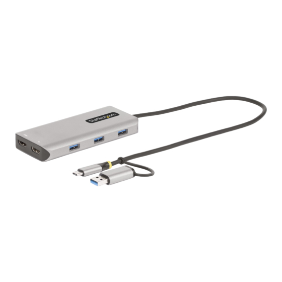 StarTech.com 167B-USBC-MULTIPORT Quick Start Manual