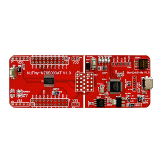 Nuvoton NuMicro Series User Manual