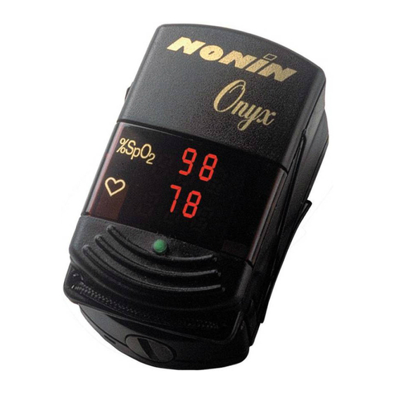 Nonin Onyx Instruction And Service Manual