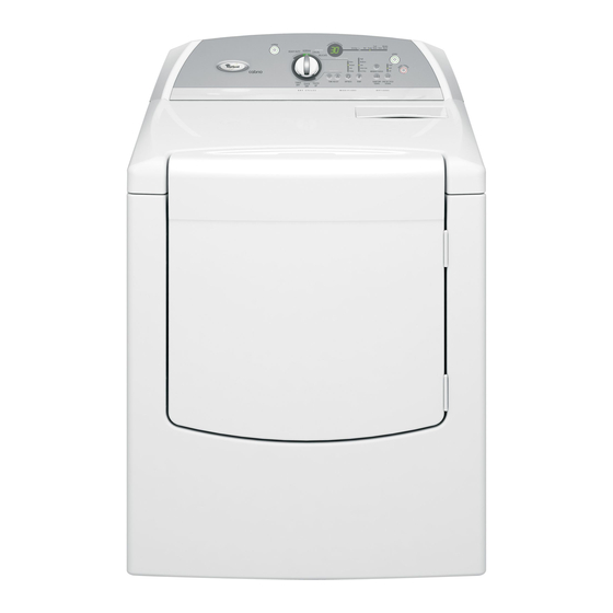 Whirlpool CABRIO WGD6200SW2 Use And Care Manual