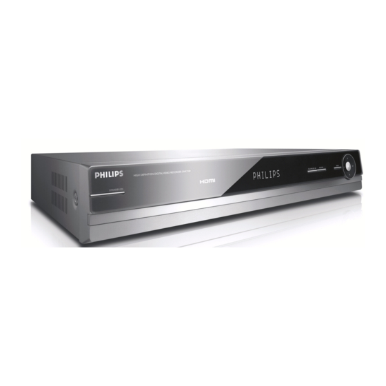 Philips DVR7100 Specifications