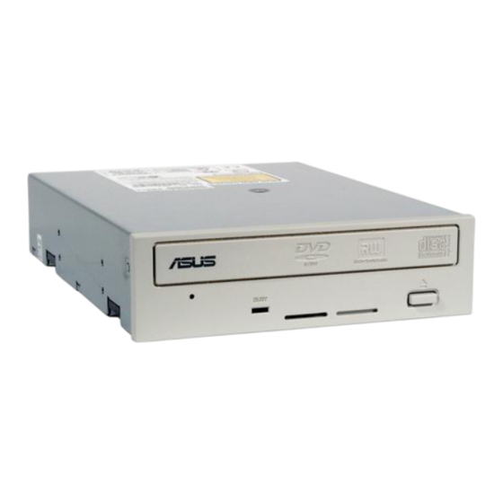 Asus DRW-0402P/D DVD±R/RW Drive Dual Format user manual