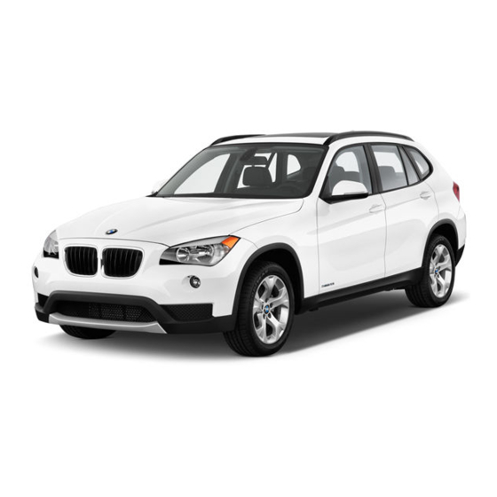 BMW 2013 X1 Owner's Manual