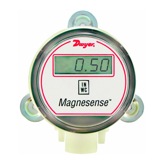 Dwyer Instruments MS Magnesense Series Specifications-Installation And Operating Instructions