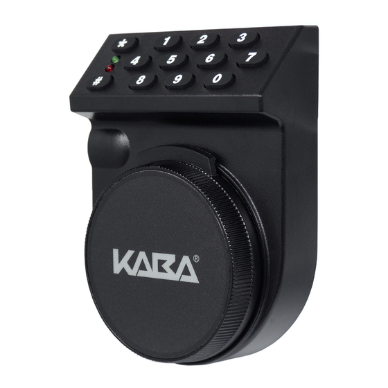 Kaba Mas Auditcon 252V Digital Safe Lock Manuals
