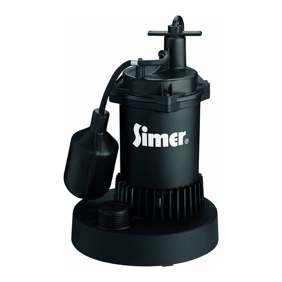 Simer 2943 Owner's Manual