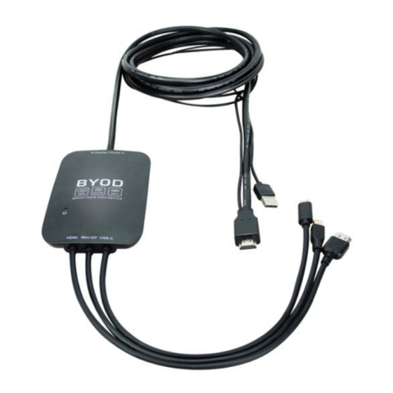 BZB Gear BG-PS-BYOD-4K User Manual