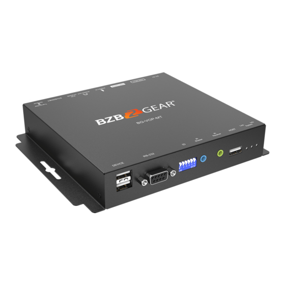 BZBGEAR BG-IPGEAR-4K User Manual