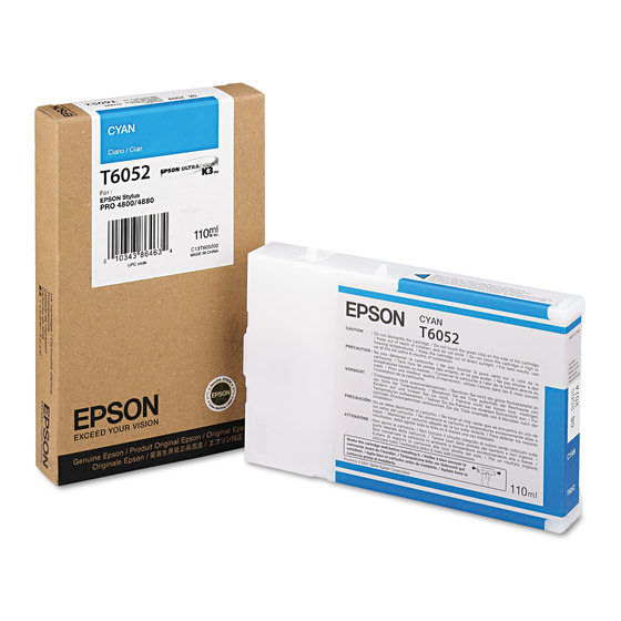 Epson T605200 Material Safety Data Sheet