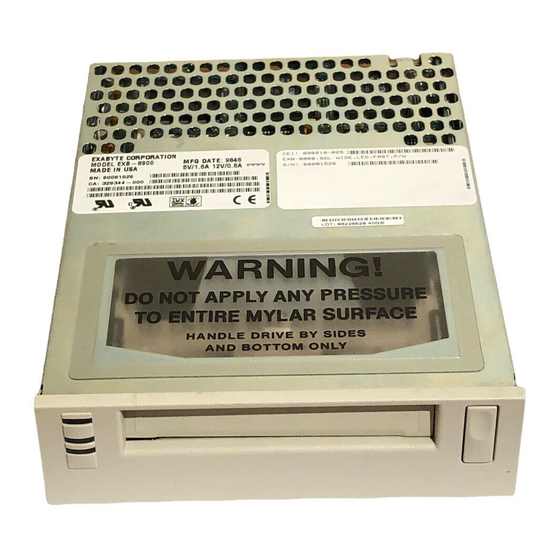 Exabyte Mammoth-LT Installation And Operation Manual