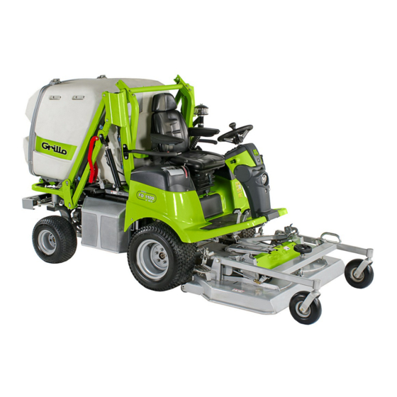 Grillo FD 1100 4WD Use And Maintenance Manual