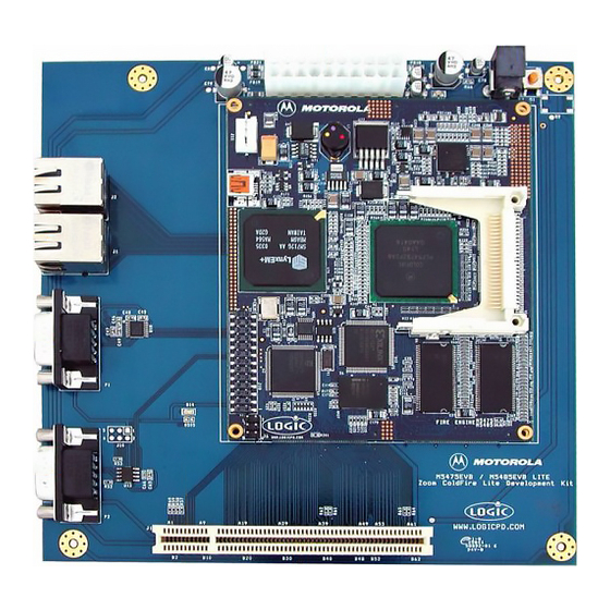 Freescale Semiconductor Logic Zoom ColdFire LITE Series Quick Start Manual