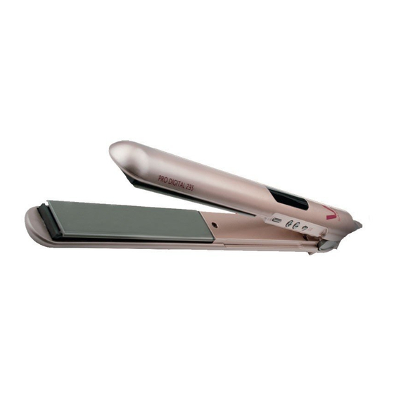 VS Sassoon Pro Digital 235 Instruction Booklet