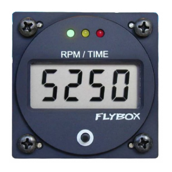 Flybox RT1 Avionics Timer Display Manuals