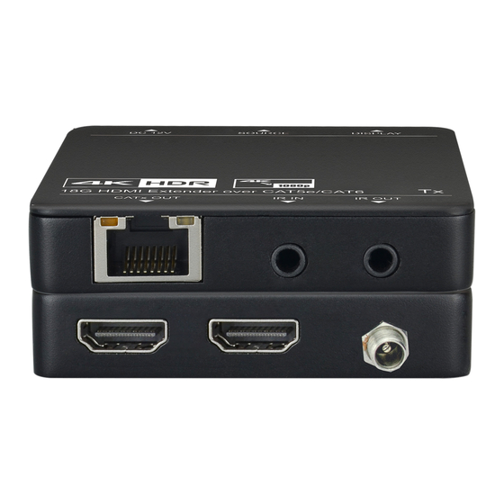 Techly IDATA HDMI-EX60-H2 User Manual