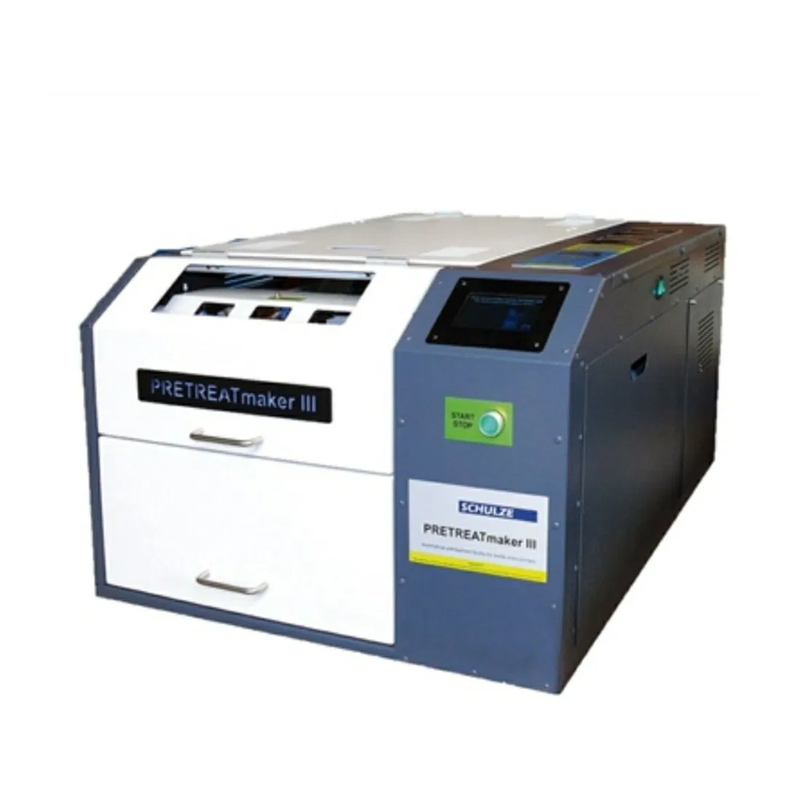 Schulze PRETREATmaker III Troubleshooting Manual