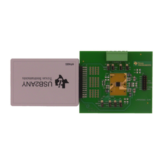 Texas Instruments LMP92066 User Manual
