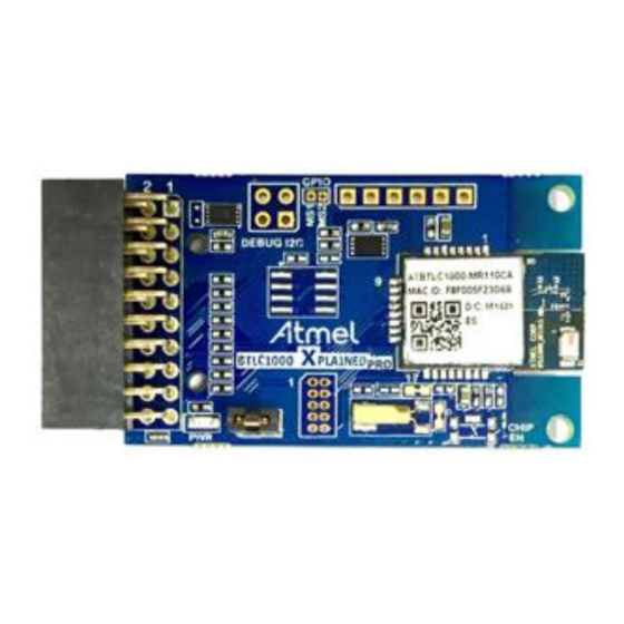 Atmel BluSDK ATBTLC1000 User Manual