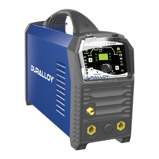 Duralloy 201P DC HF PULSE Owner's Manual