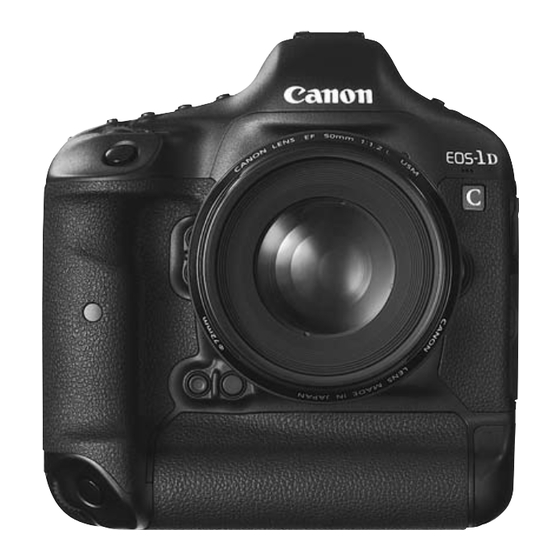 Canon EOS-1D C Manuals