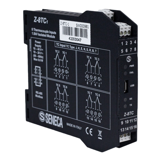 Seneca Z-8TC Installation Manual