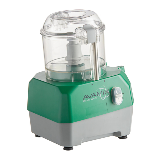 Avamix REVOLUTION 928BFP34 Quick Start Manual