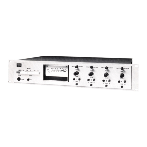 ROH 120 Distribution Amplifier Manuals