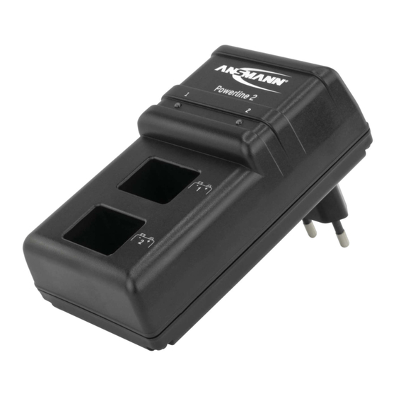 ANSMANN POWERLINE 2 Operating Instructions Manual