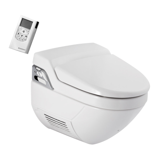 Geberit AquaClean 8000plus Operating Instructions