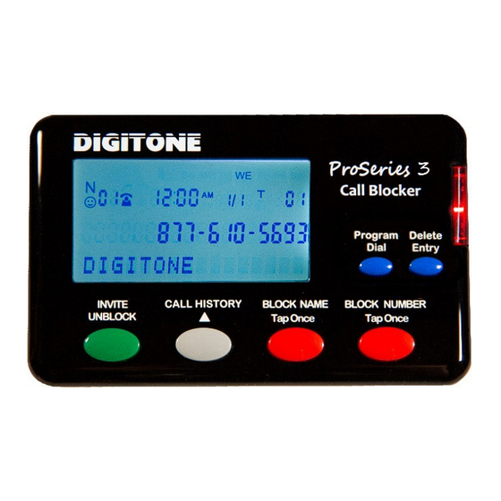 Digitone ProSeries 3 Operation Manual