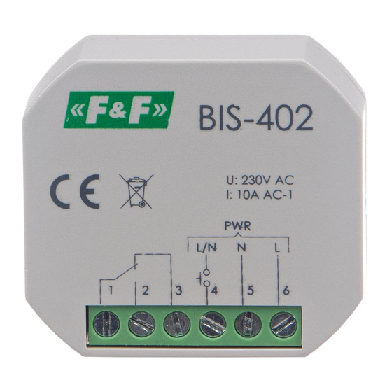 F&F BIS-402 Quick Start Manual