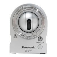 Panasonic BL C131A - Network Camera - Pan Operating Instructions Manual