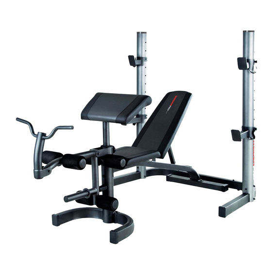 WeiderPro Pro 440 Dc Ybt Bench Manual Do Utilizador