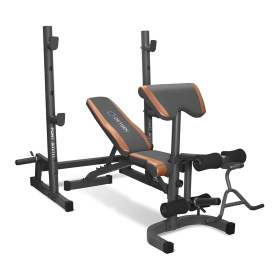 WeiderPro Pro 440 Dc Ybt Bench Manuals