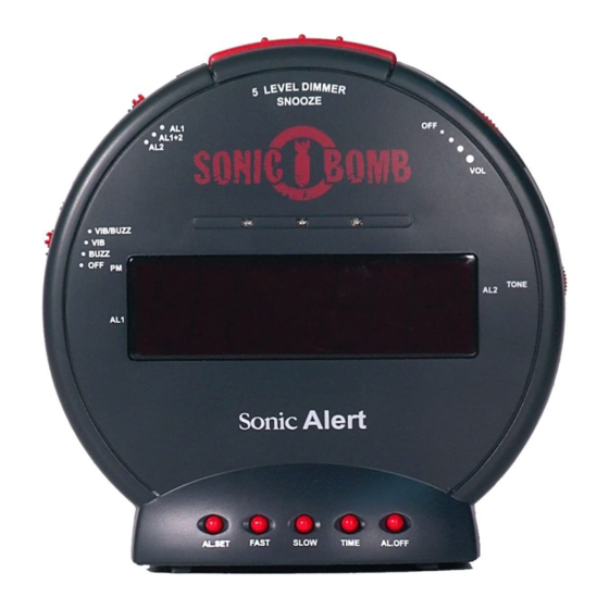 Sonic Alert SBB500SS Operation Instructions