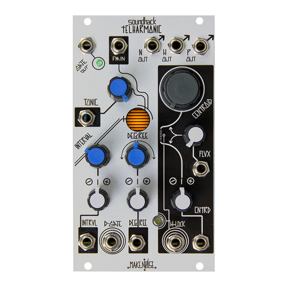 Make Noise Soundhack tELHARMONIC Manual