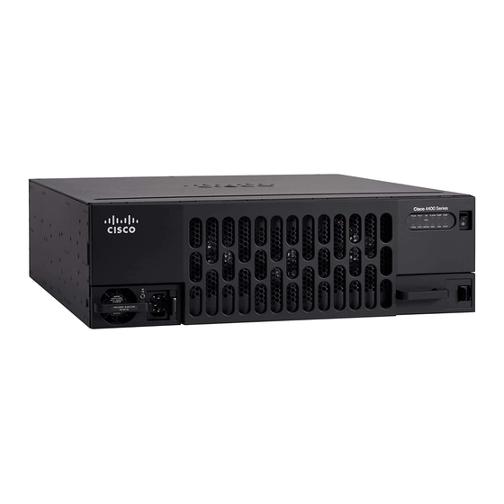 Cisco 4000 series Installation Manual