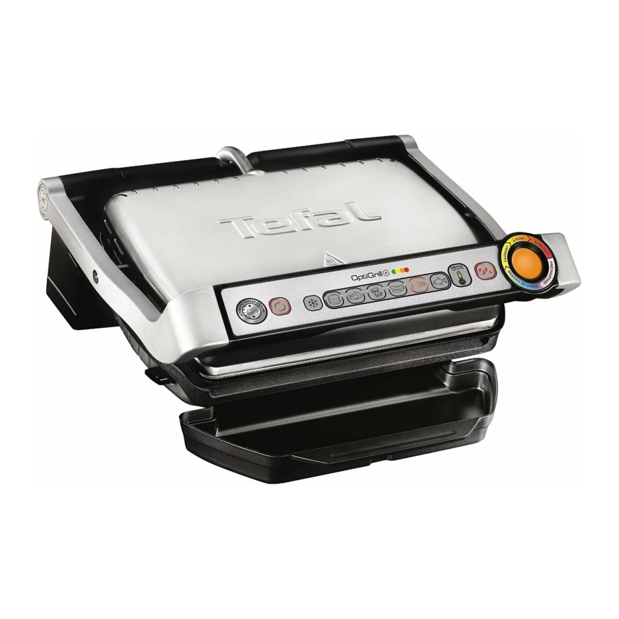 T-Fal OPTIGRILL Instructions For Use Manual