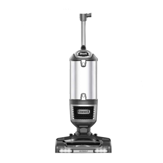 Shark NV601 Quick Start Manual