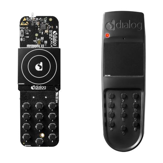 Dialog Semiconductor SmartBond DA14585 Quick Start Manual