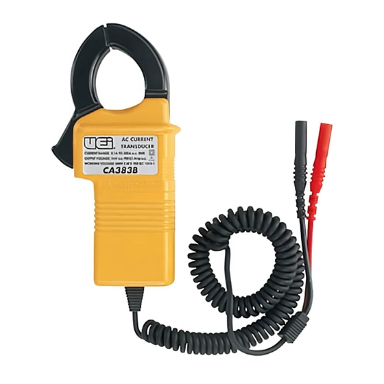 UEi CA383B Instruction Manual