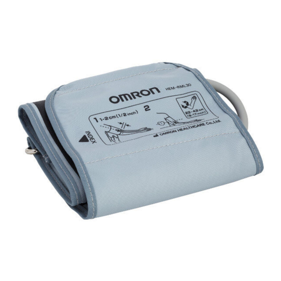 Omron HEM-RML30 Instructions For Use Manual