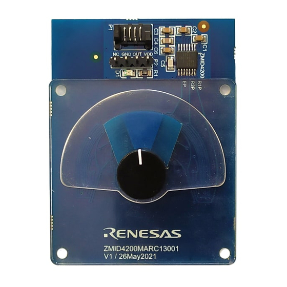 Renesas ZMID4200MARC13001 User Manual