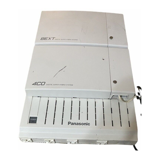 Panasonic KX-TD1232C User Manual