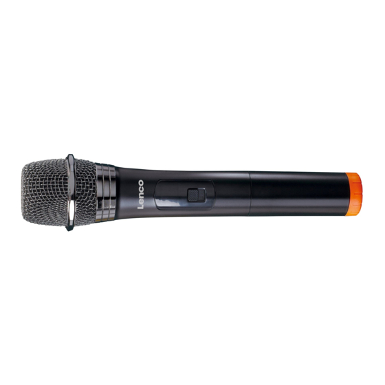 LENCO MCW-011BK Quick Manual