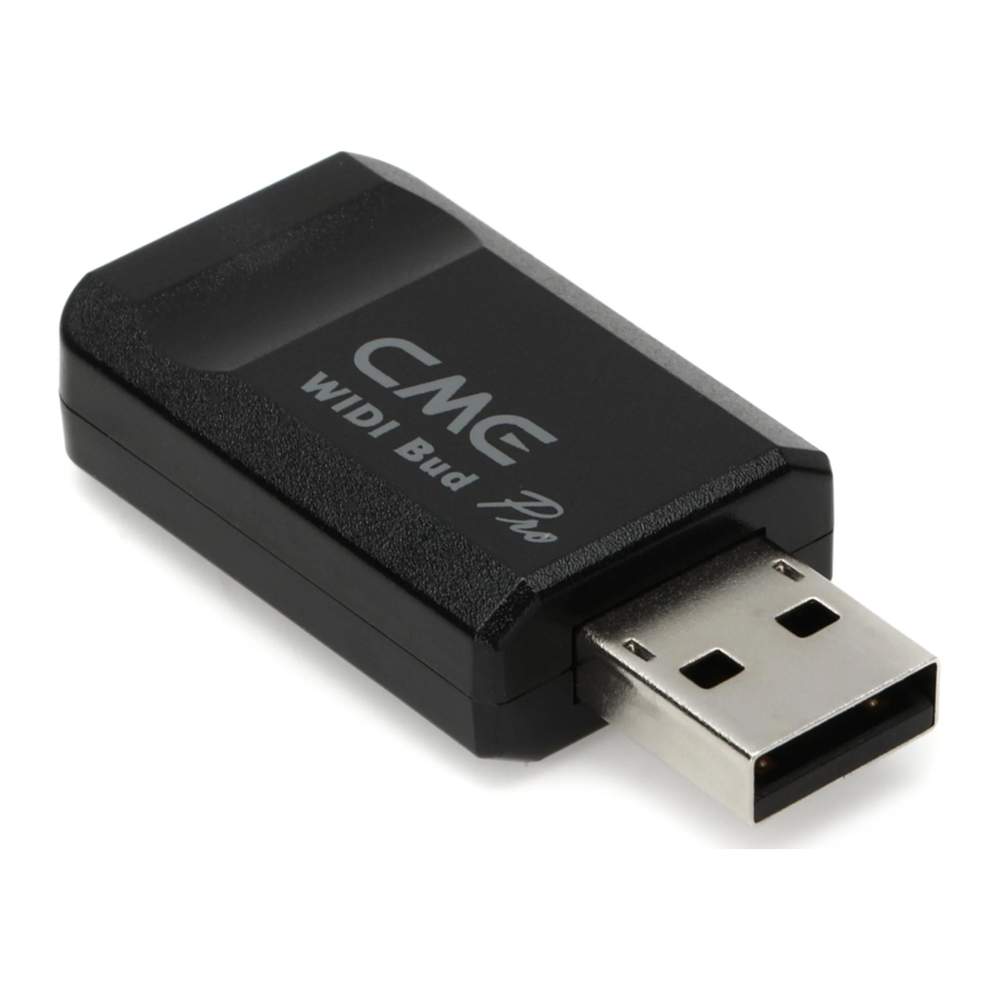 CME WIDI BUD PRO Manual