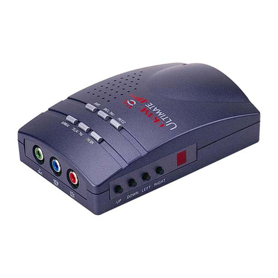 GrandTec PC to Video Component GXP-2000 Specifications