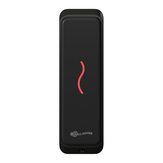 Gallagher T15 Mifare Reader Black Installation Note